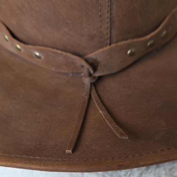 Stetson Roxbury Shapeable Leather Cowboy Western Hat - Picture 3 of 13